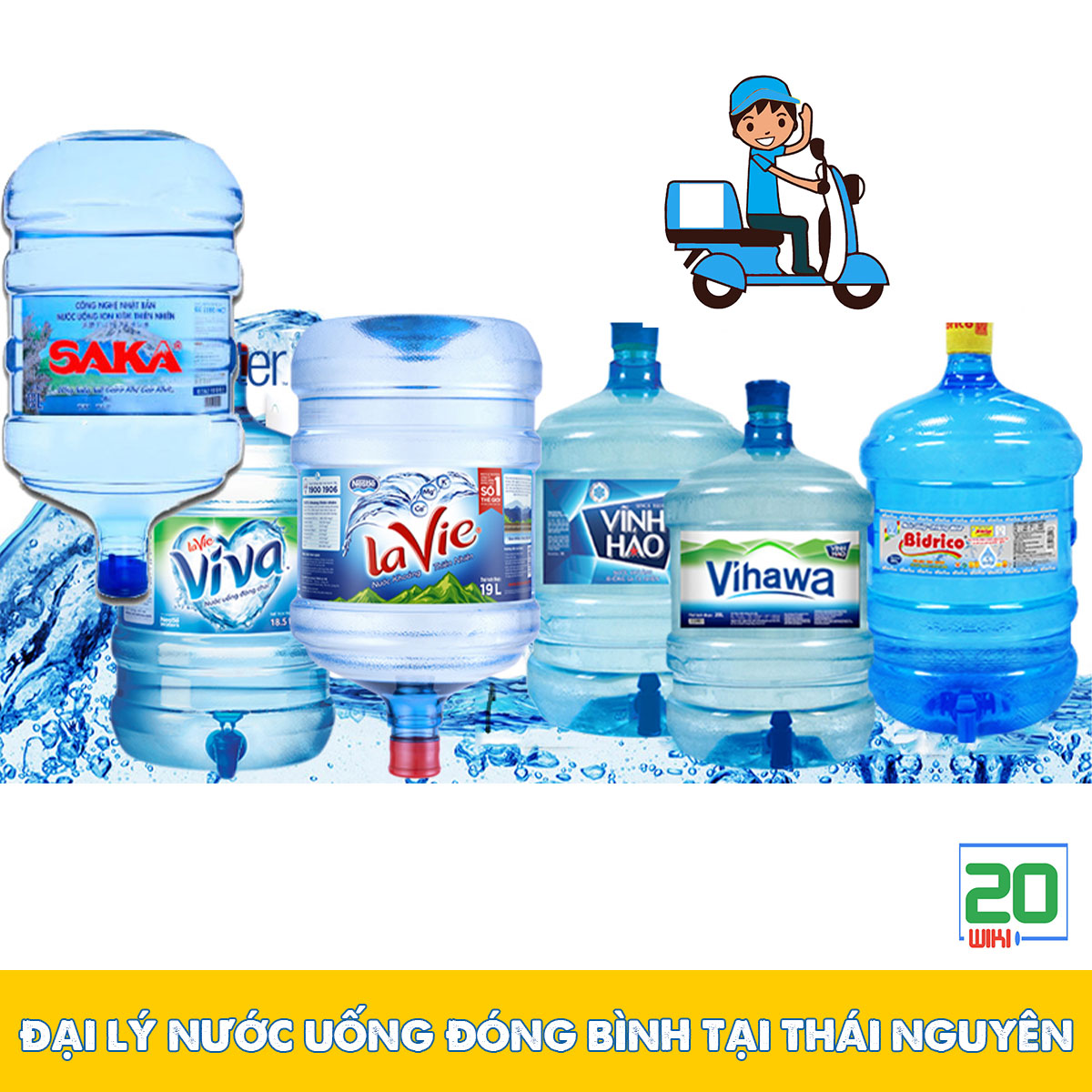 Đại lý nước uống đóng bình tại Thái Nguyên