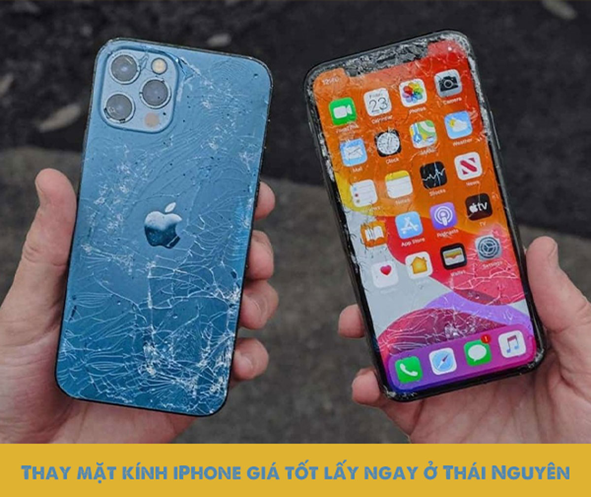 Thay mặt kính iPhone lấy ngay tại Thái Nguyên