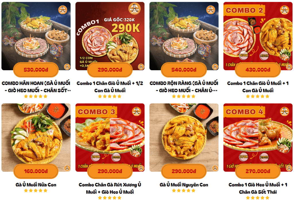 Gà Ủ Muối Bác 2 Voi