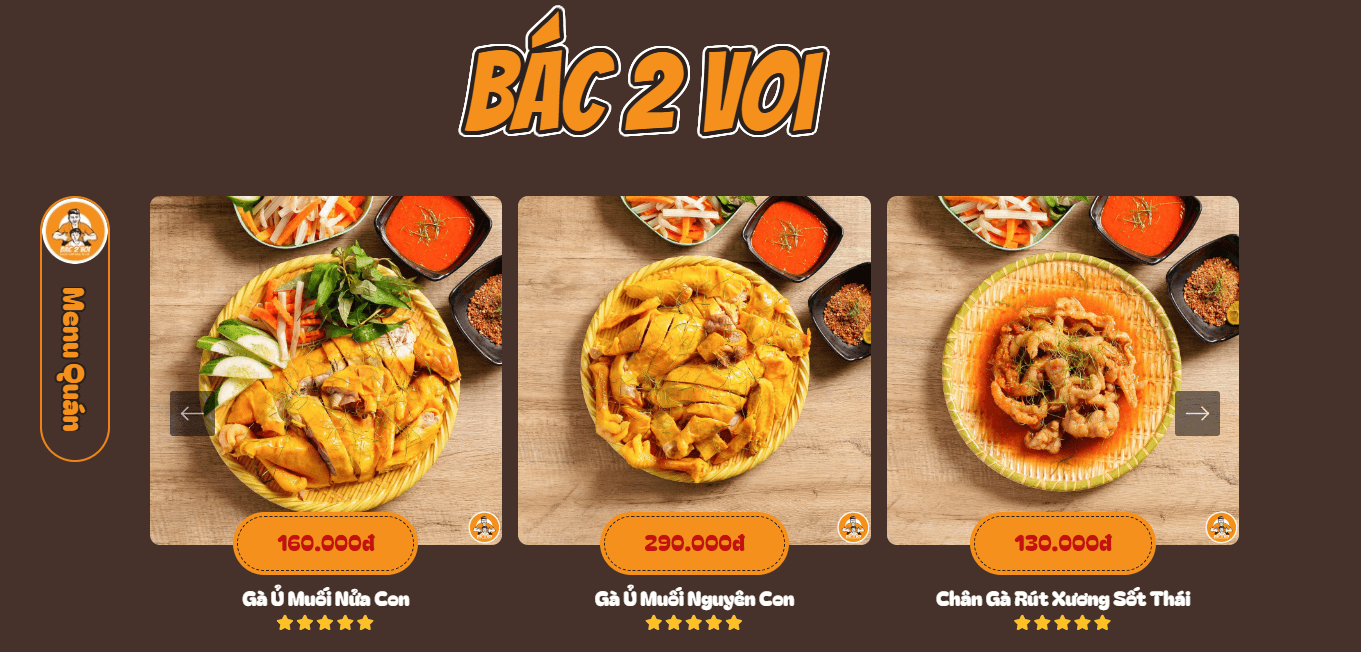 Gà Ủ Muối Bác 2 Voi