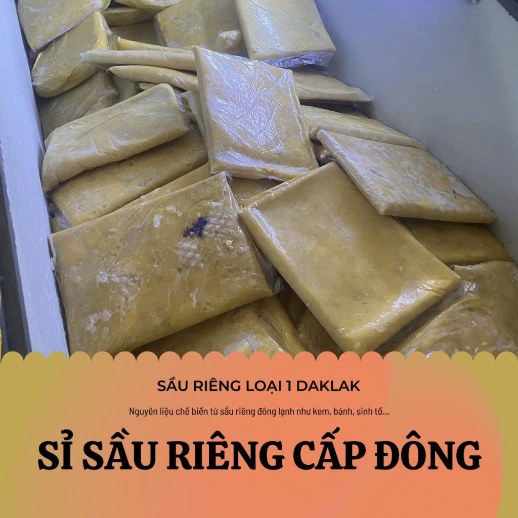 Sỉ sầu riêng cấp đông
