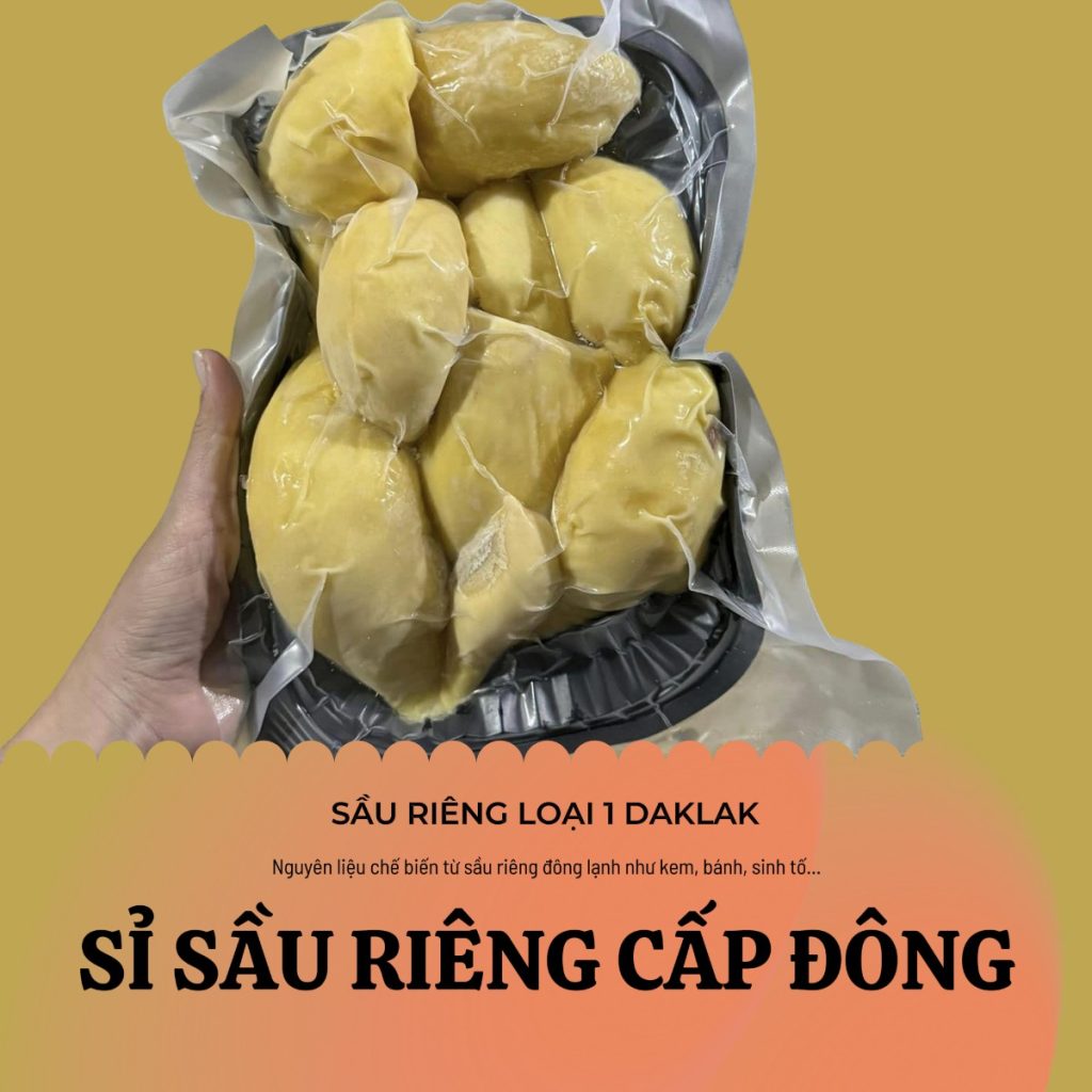 Sỉ sầu riêng cấp đông