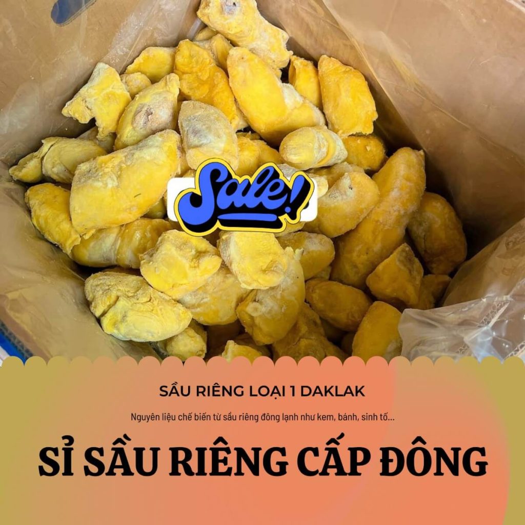 Bảng Giá Sỉ Sầu Riêng Đông Lạnh MỚI NHẤT 2025 - Tổng Sỉ Sầu Riêng